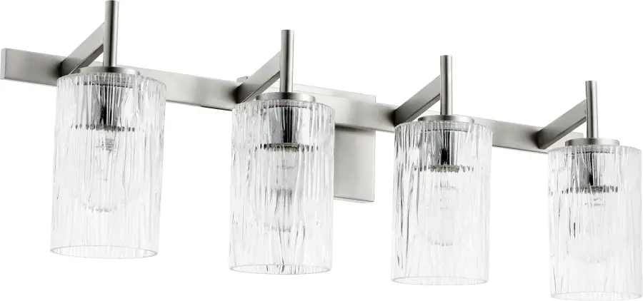 4-Light Vanity Light in Satin Nickel - Image 1
