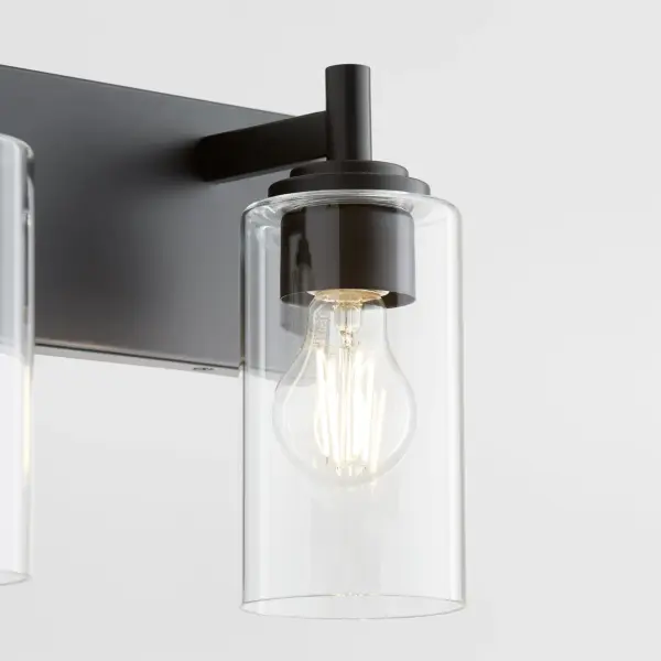 Fallstaff 2-Light Vanity Light in Matte Black - Image 3