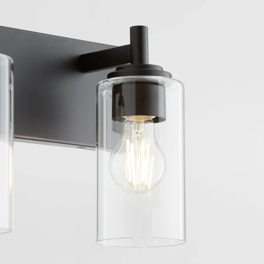 Fallstaff 2-Light Vanity Light in Matte Black - Image 3