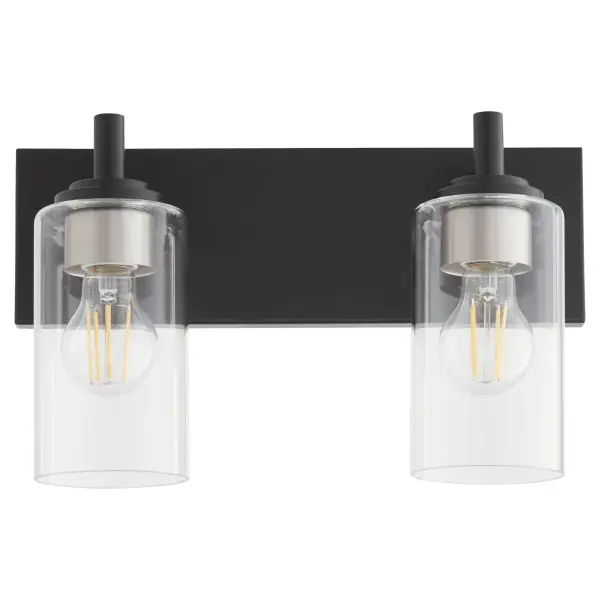 Fallstaff 2-Light Vanity Light in Matte Black - Image 4