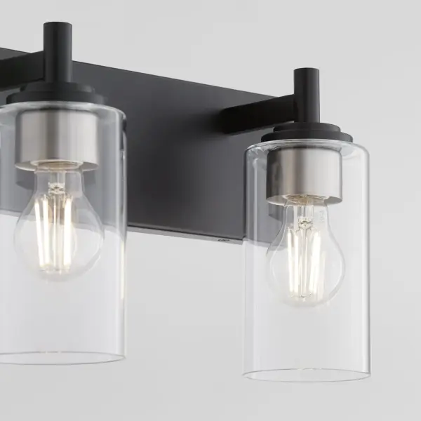 Fallstaff 2-Light Vanity Light in Matte Black - Image 6