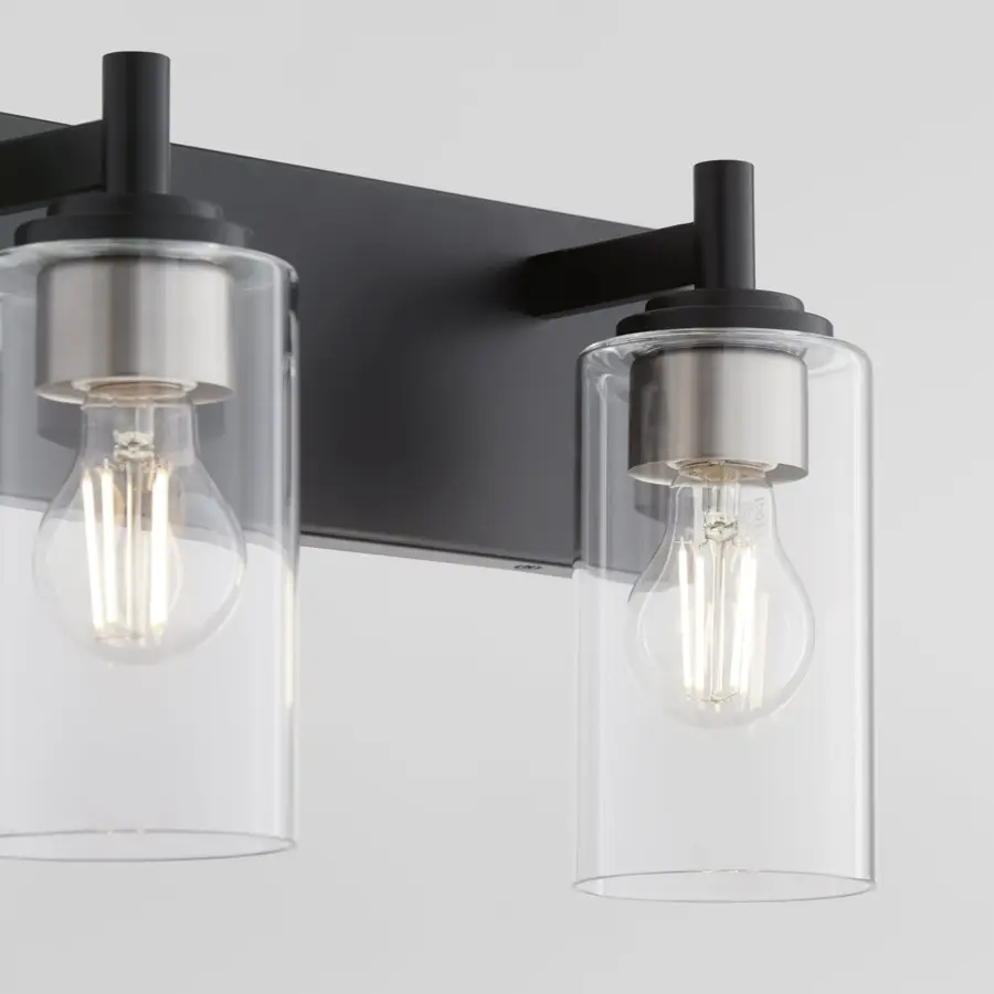 Fallstaff 2-Light Vanity Light in Matte Black - Image 6