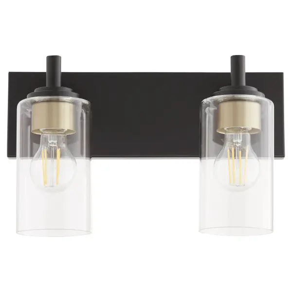 Fallstaff 2-Light Vanity Light in Matte Black - Image 7
