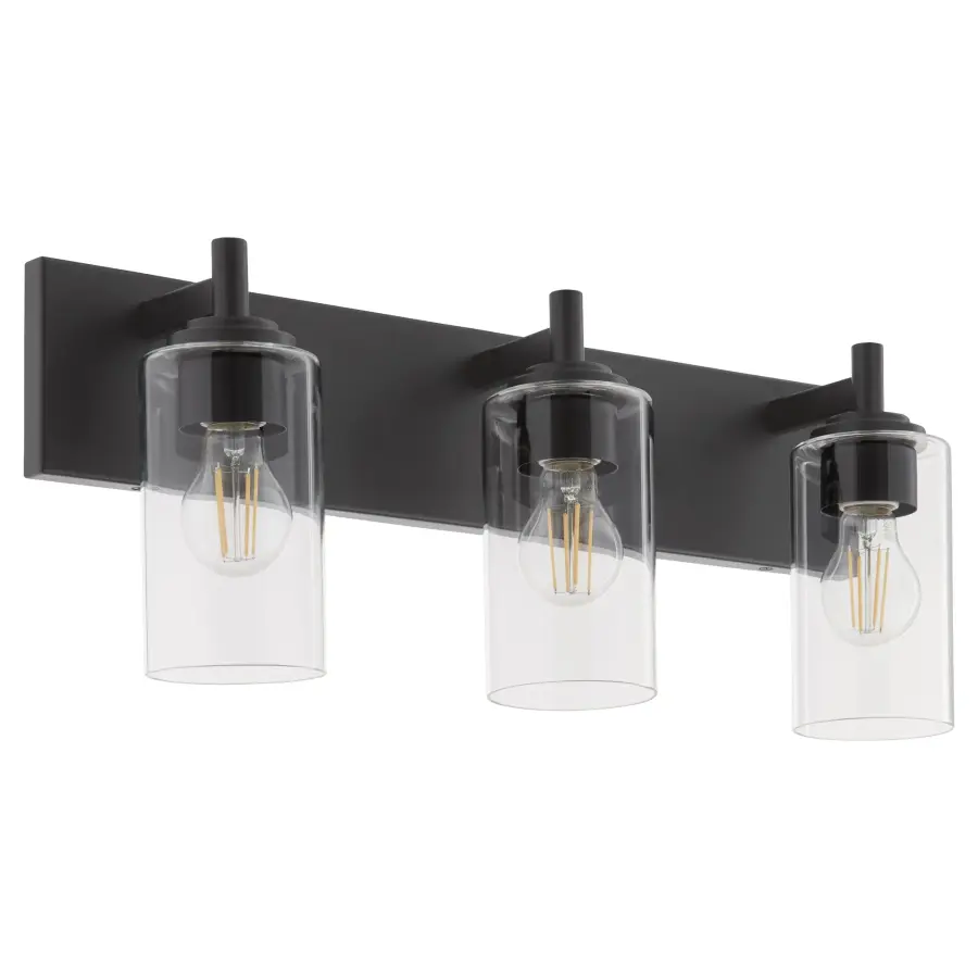 Fallstaff 3-Light Vanity Light in Matte Black - Image 1
