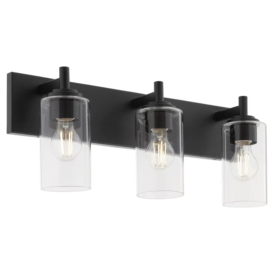 Fallstaff 3-Light Vanity Light in Matte Black - Image 2