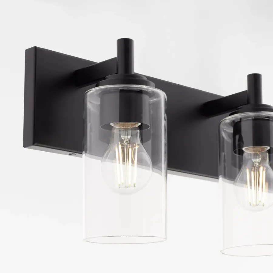 Fallstaff 3-Light Vanity Light in Matte Black - Image 3