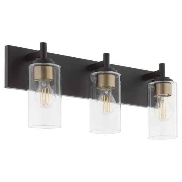 Fallstaff 3-Light Vanity Light in Matte Black - Image 4