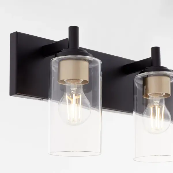 Fallstaff 3-Light Vanity Light in Matte Black - Image 6