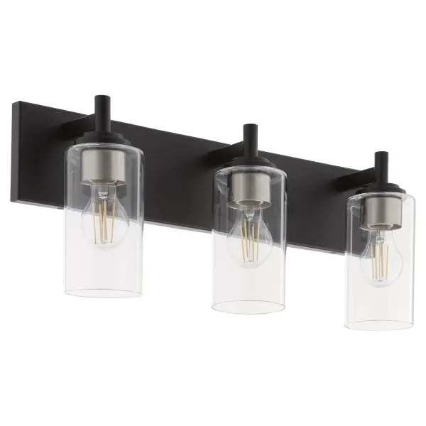 Fallstaff 3-Light Vanity Light in Matte Black - Image 7