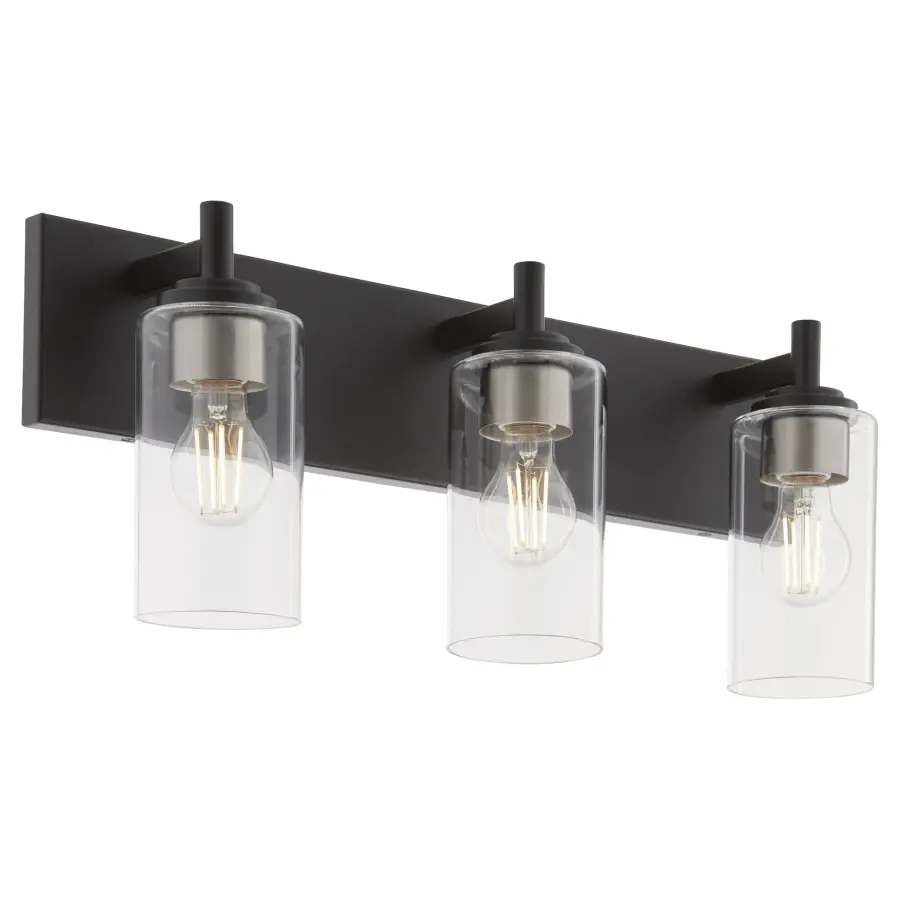 Fallstaff 3-Light Vanity Light in Matte Black - Image 8