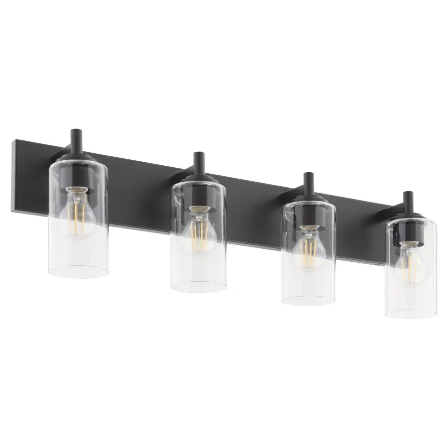 Fallstaff 4-Light Vanity Light in Matte Black - Image 1