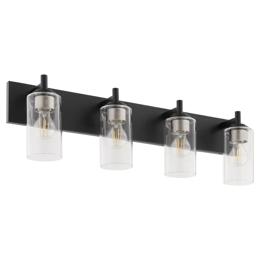 Fallstaff 4-Light Vanity Light in Matte Black - Image 4