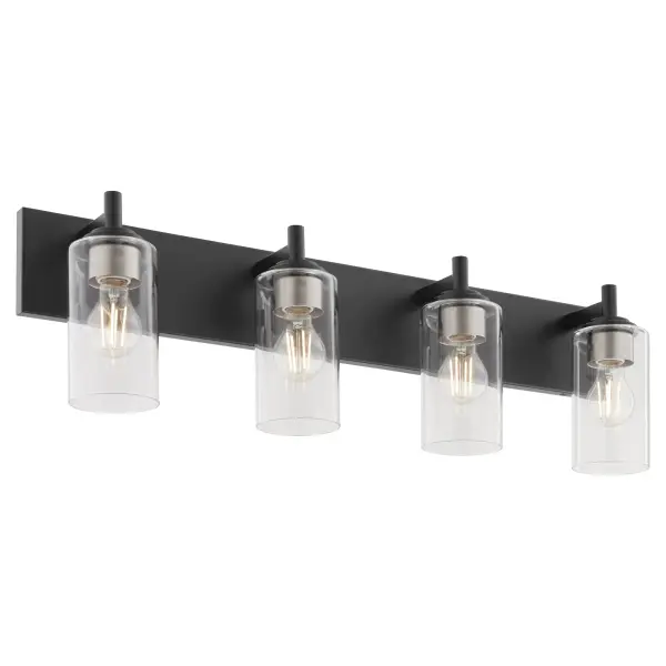 Fallstaff 4-Light Vanity Light in Matte Black - Image 5