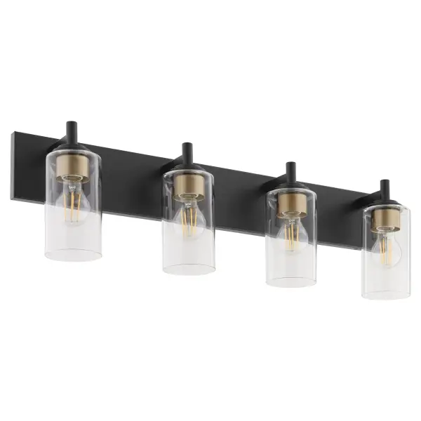 Fallstaff 4-Light Vanity Light in Matte Black - Image 7