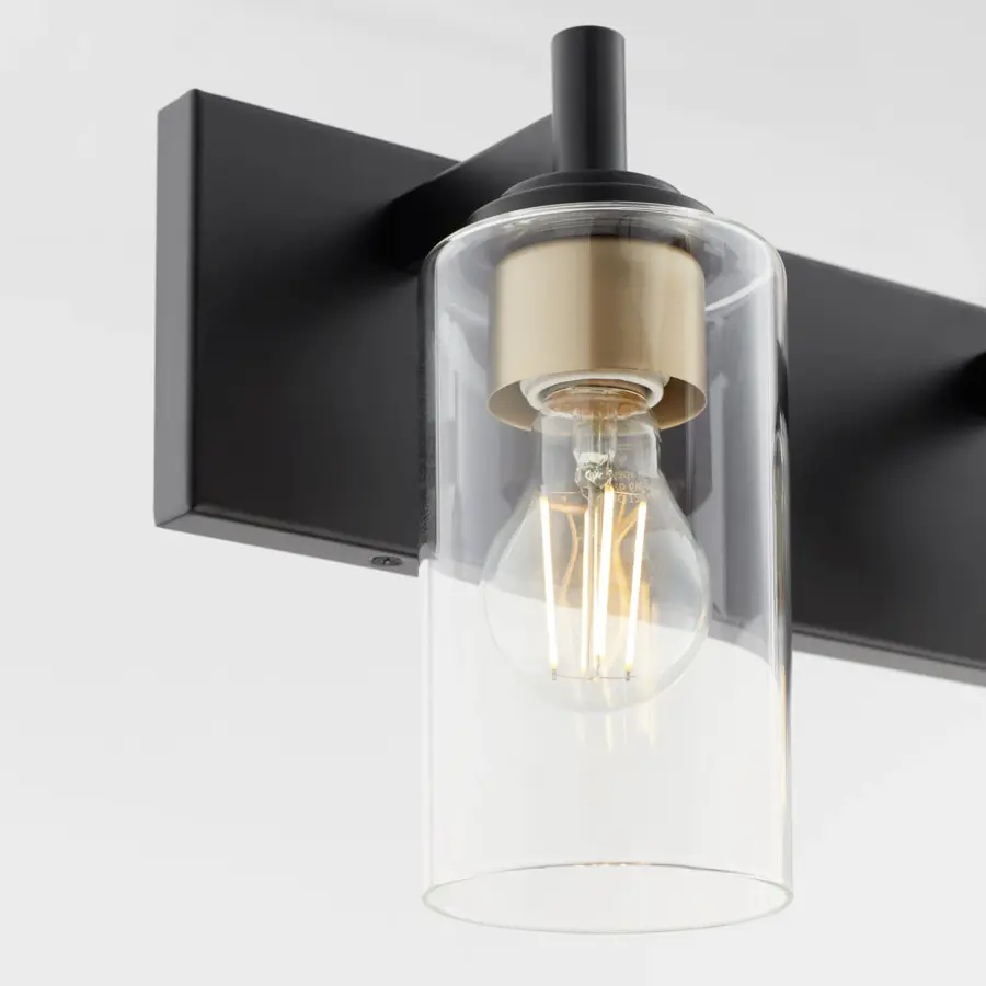 Fallstaff 4-Light Vanity Light in Matte Black - Image 9