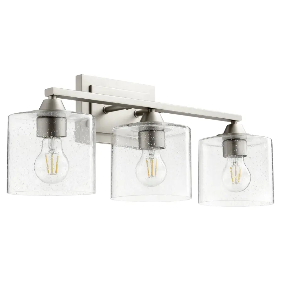 Dakota 3-Light Vanity in Satin Nickel