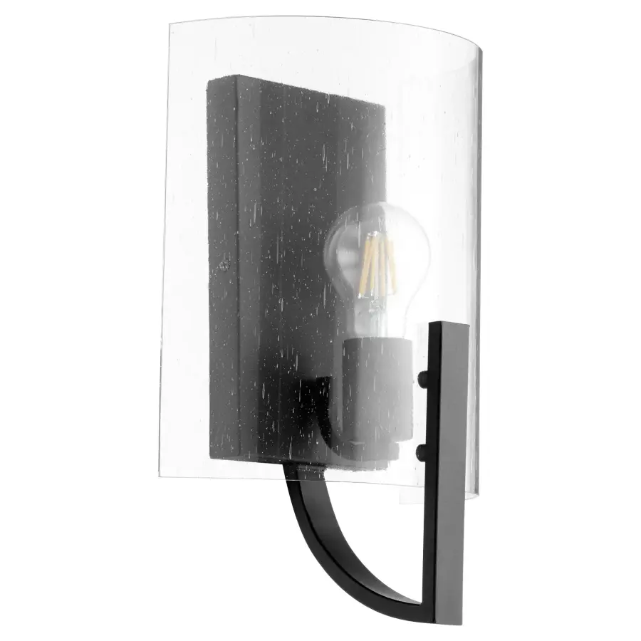 Dakota 1-Light Wall Sconce in Black