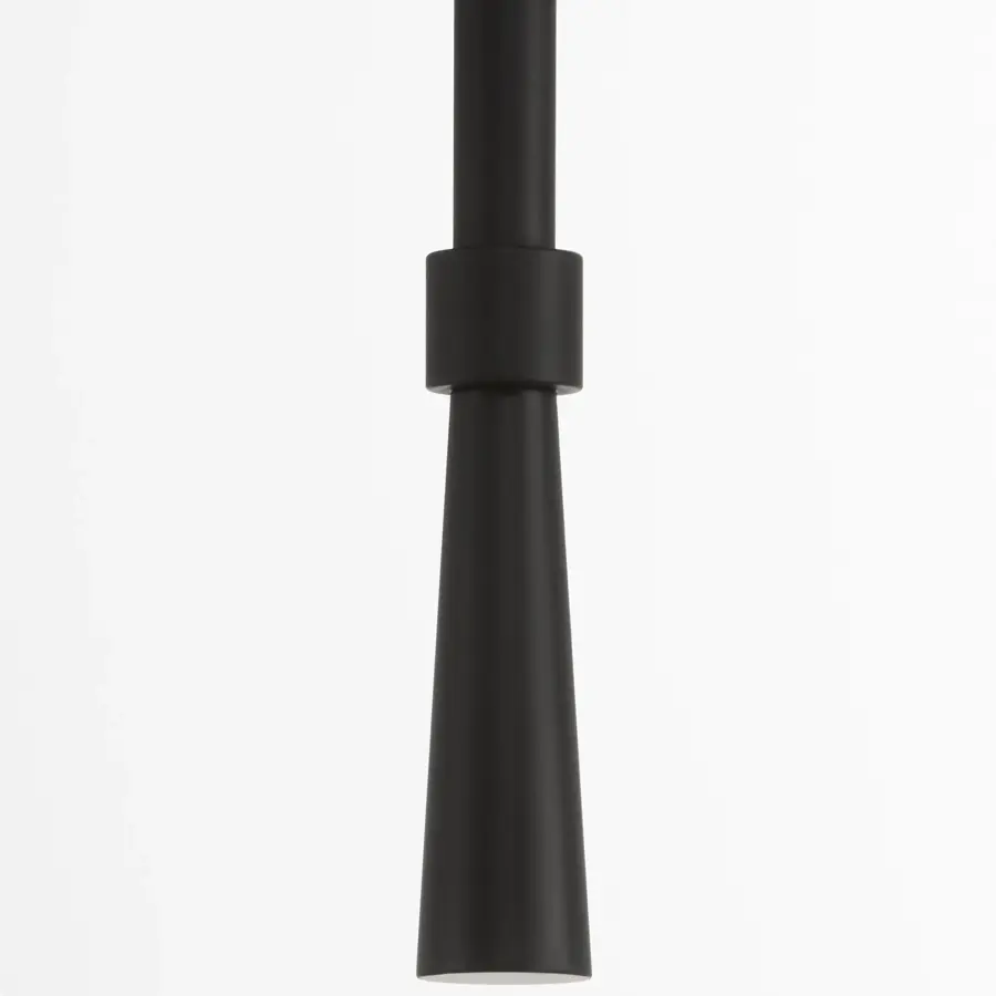 Goodwin 1-Light Wall Sconce with Opal Glass in Matte Black - Image 5