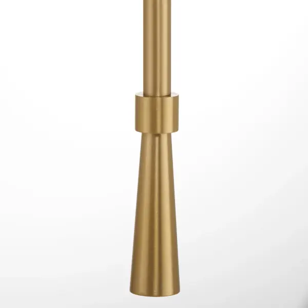 Goodwin 1-Light Wall Sconce in Aged Brass with Opal Glass - Image 4
