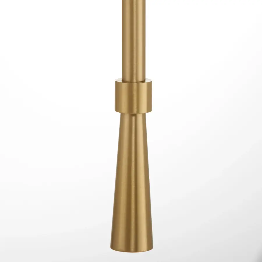 Goodwin 1-Light Wall Sconce in Aged Brass with Opal Glass - Image 5