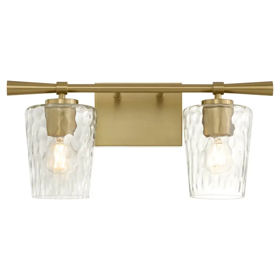 Goodwin 2-Light Vanity in Aged Brass - Image 2