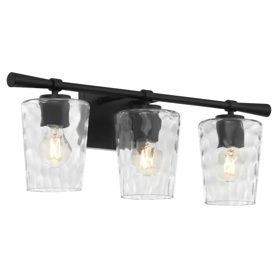 Goodwin 3-Light Vanity in Matte Black - Image 2