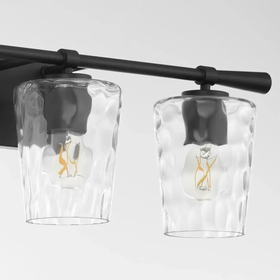 Goodwin 3-Light Vanity in Matte Black - Image 3
