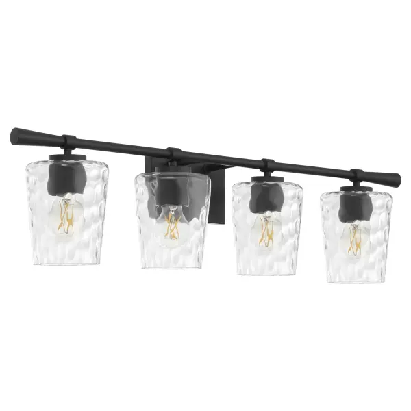 Goodwin 4-Light Vanity in Matte Black - Image 1