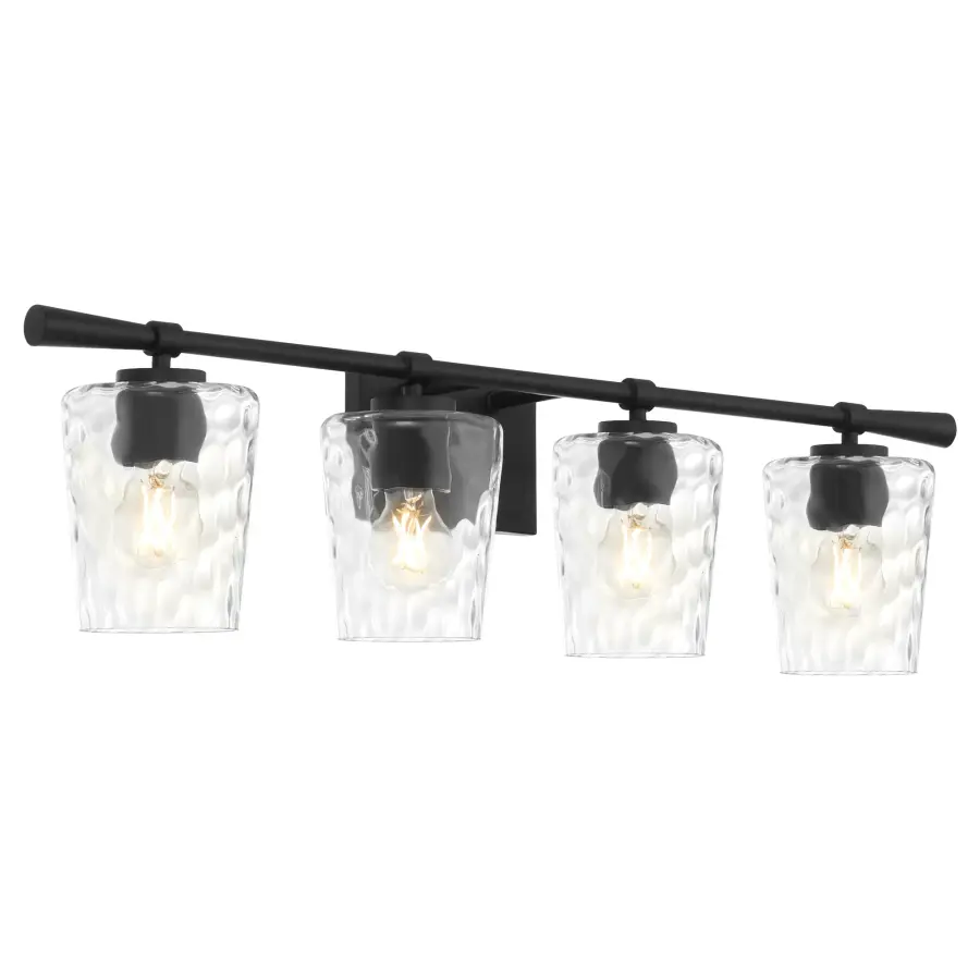 Goodwin 4-Light Vanity in Matte Black - Image 2