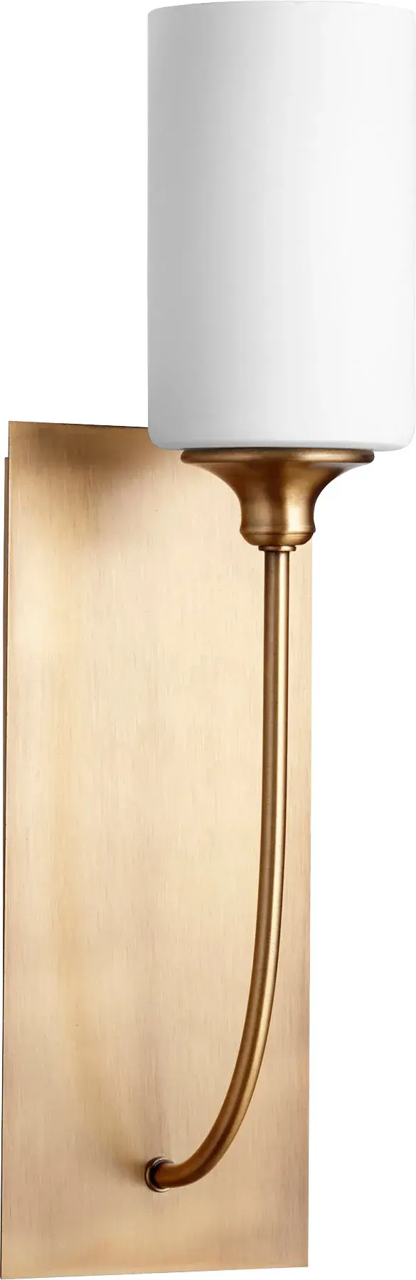 Celeste 1-Light Aged Brass Wall Sconce