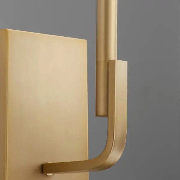 Elegant Transitional Sconce with Warm Brass Finish and Linen Shade - Image 7