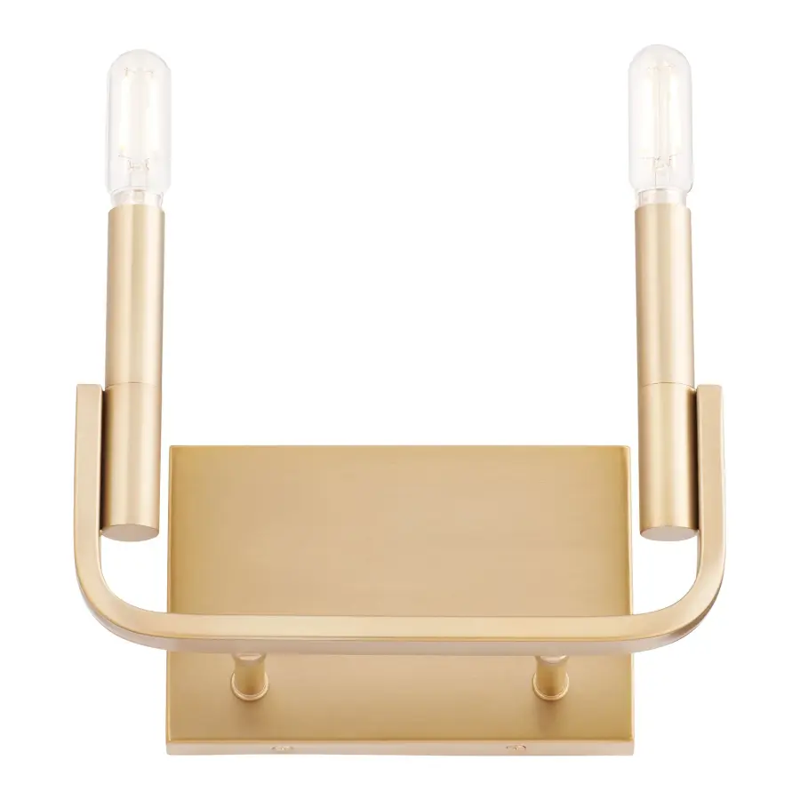 Elegant Transitional Sconce with Warm Brass Finish and Linen Shades - Image 4