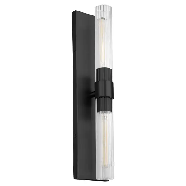Sheridan 2-Light Wall Sconce in Matte Black - Image 1