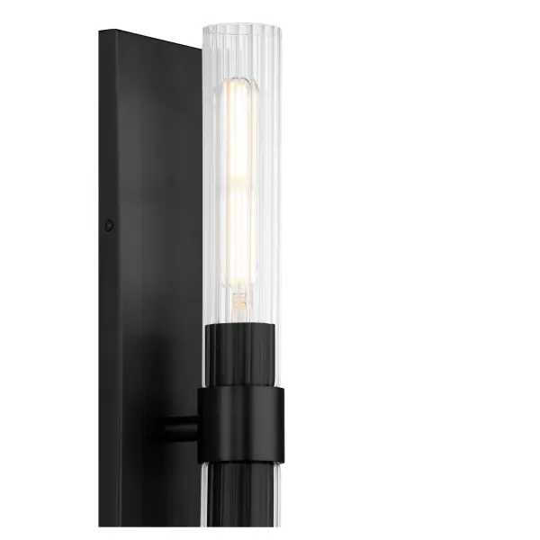 Sheridan 2-Light Wall Sconce in Matte Black - Image 2