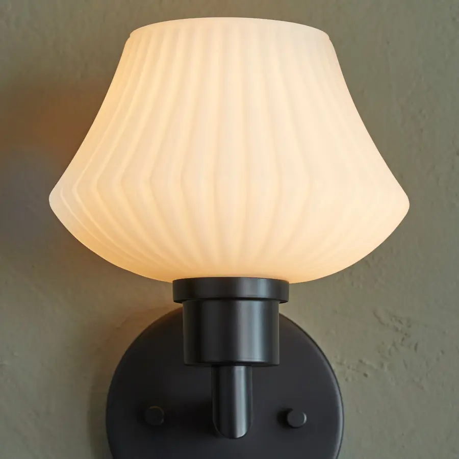Sleek Contemporary Sconce with Versatile Black Finish - Image 8