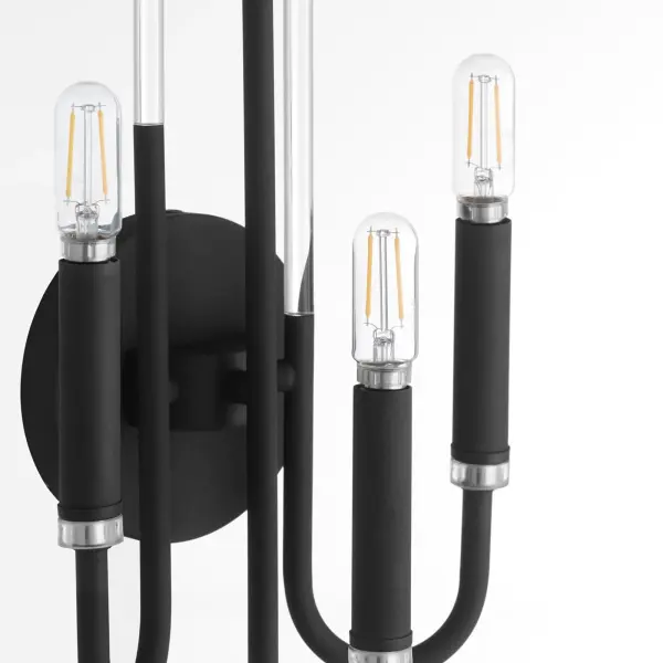 Summit 3-Light Wall Mount in Textured Black - Image 3