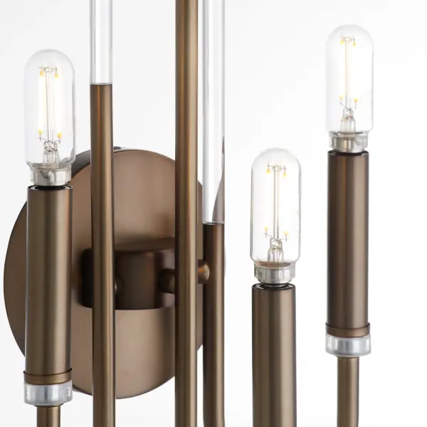 Summit 3-Light Wall Mount in Dark Brass - Image 3
