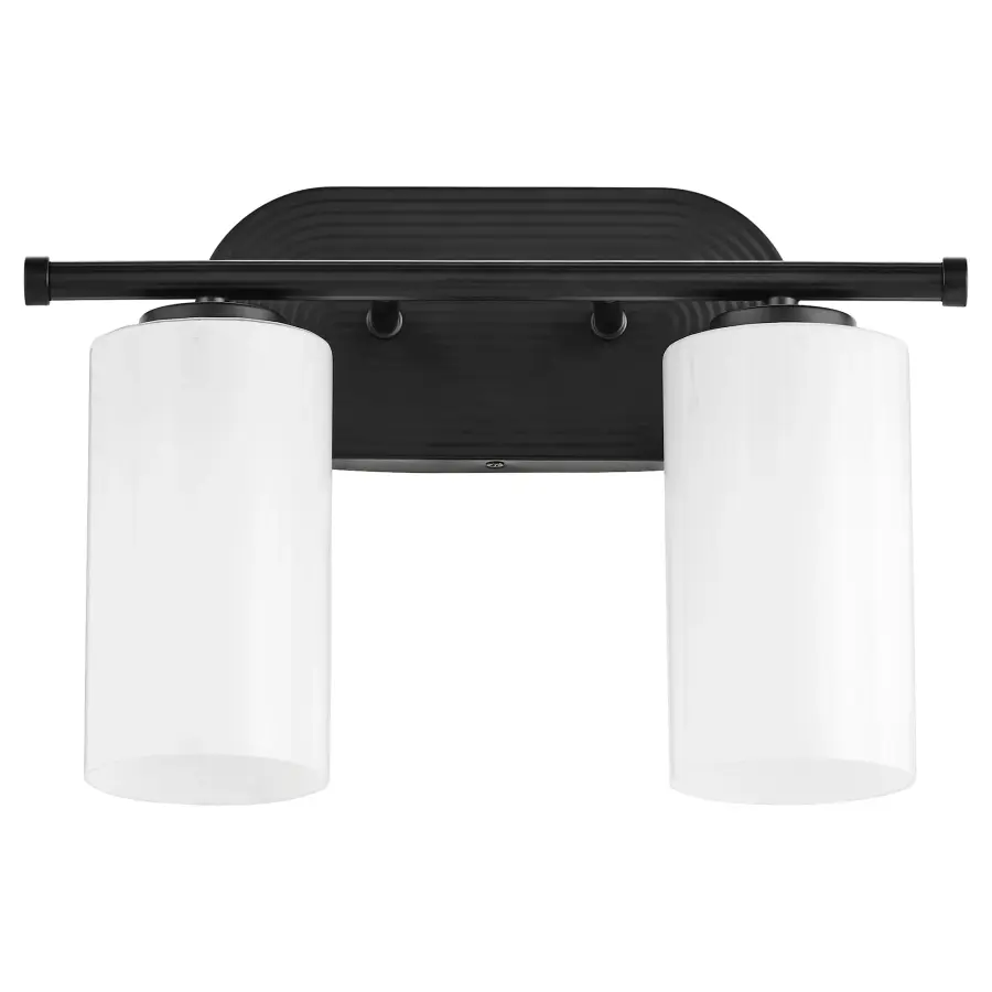 Belinder 2-Light Vanity in Matte Black - Image 1