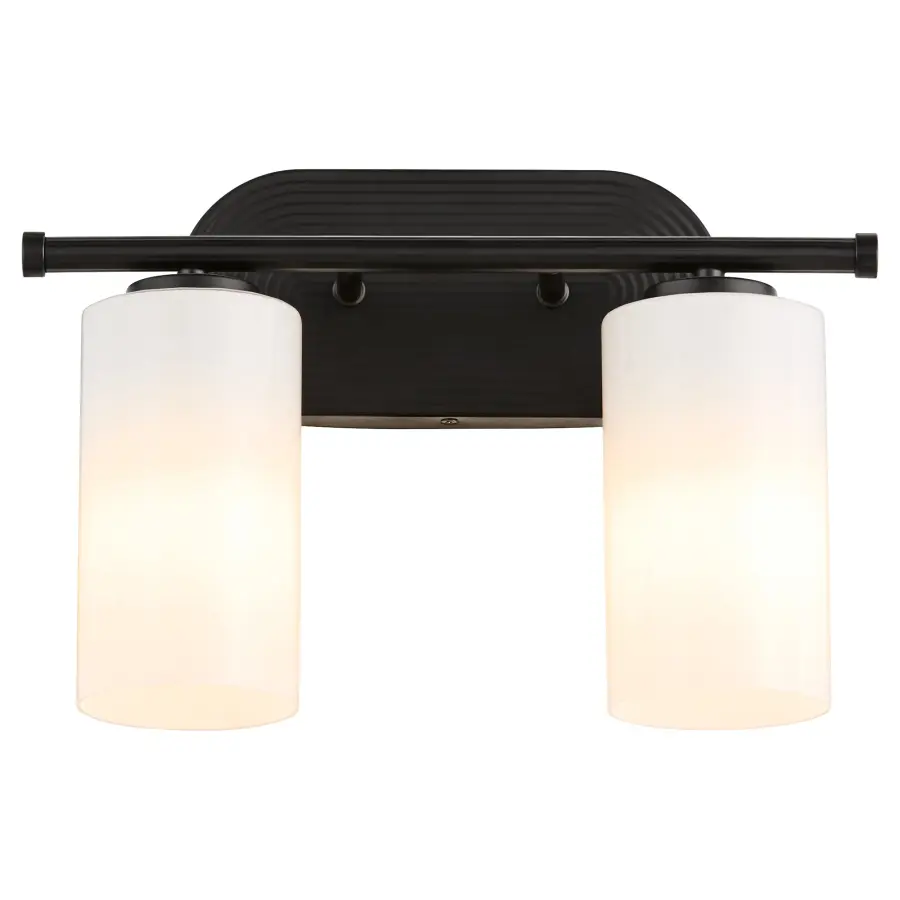 Belinder 2-Light Vanity in Matte Black - Image 2