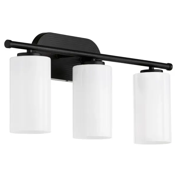 Belinder 3-Light Vanity in Matte Black - Image 1
