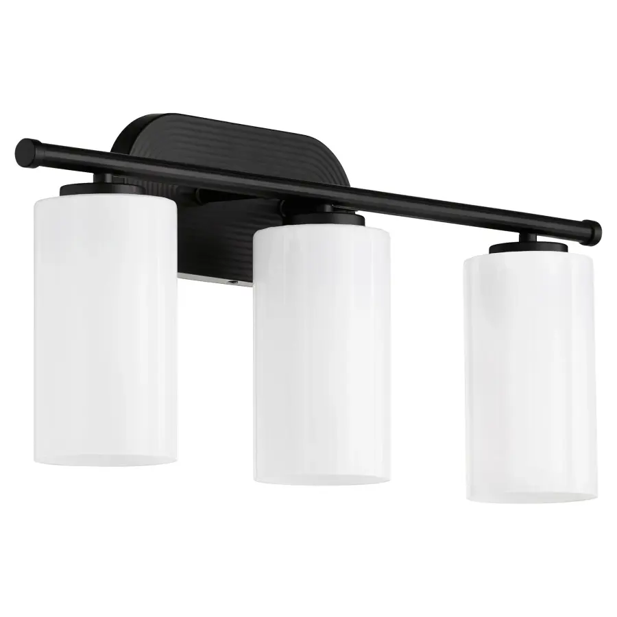 Belinder 3-Light Vanity in Matte Black - Image 1