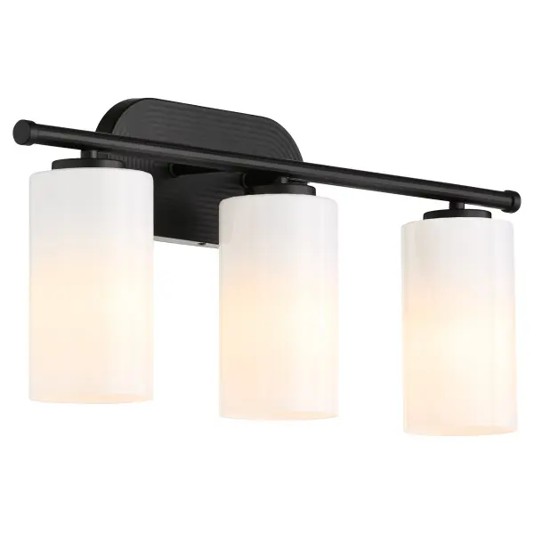 Belinder 3-Light Vanity in Matte Black - Image 2