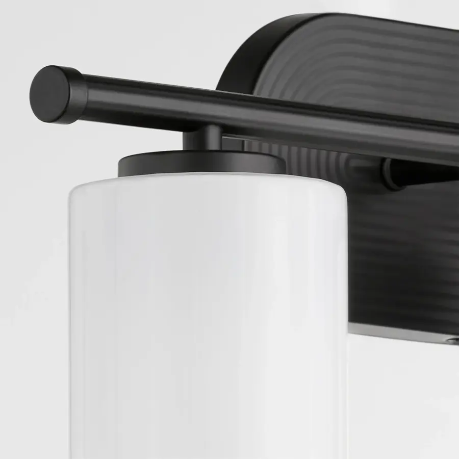 Belinder 3-Light Vanity in Matte Black - Image 3