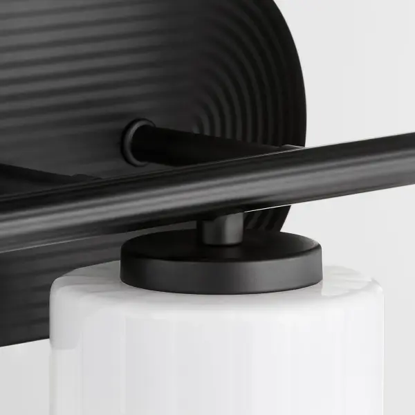 Belinder 3-Light Vanity in Matte Black - Image 4