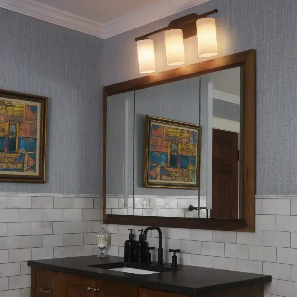 Belinder 3-Light Vanity in Matte Black - Image 5