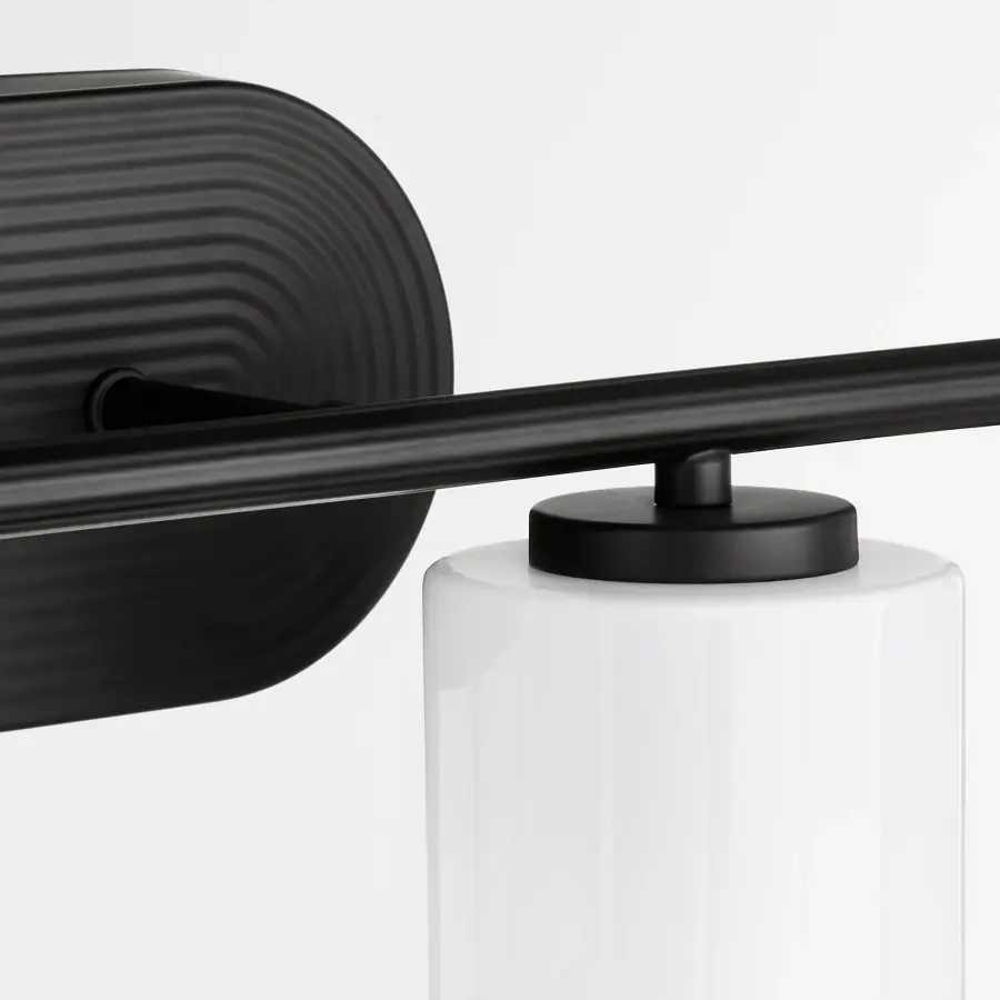 Belinder 4-Light Vanity in Matte Black - Image 4