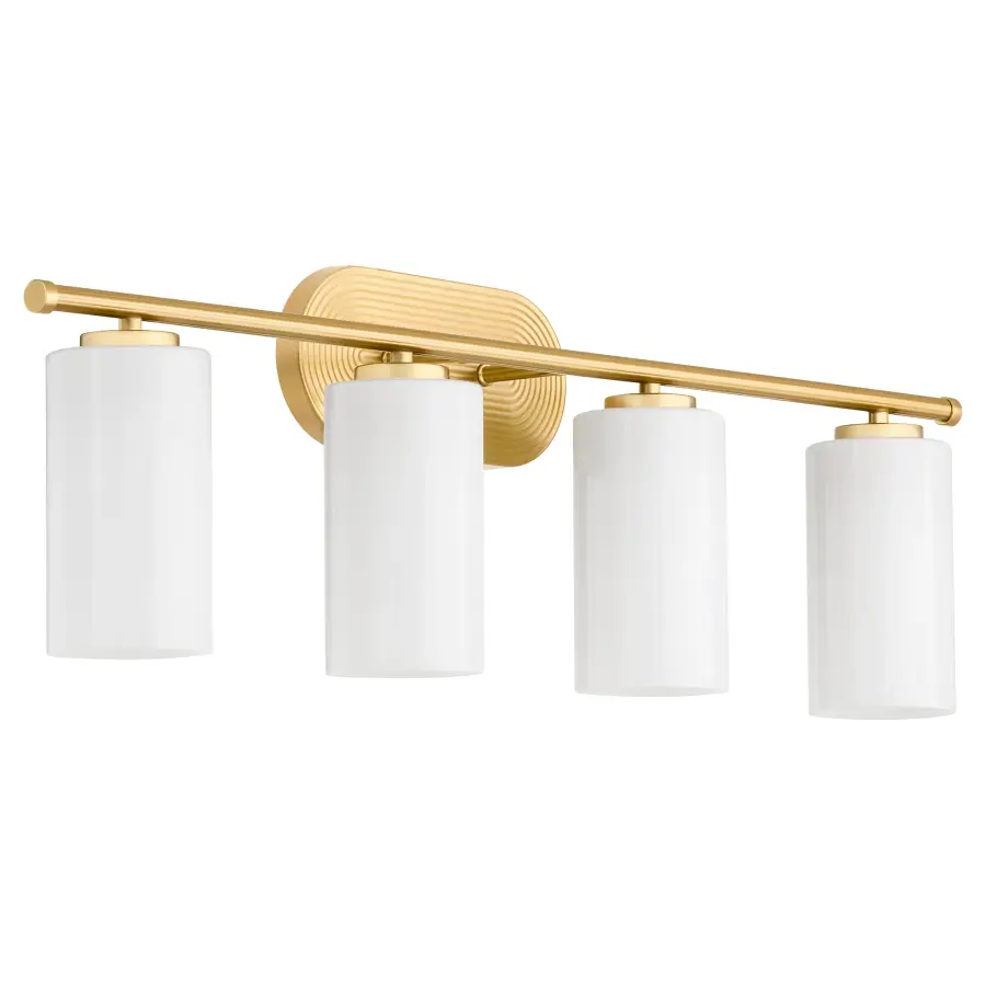 Belinder 4-Light Vanity in Aged Brass - Image 1