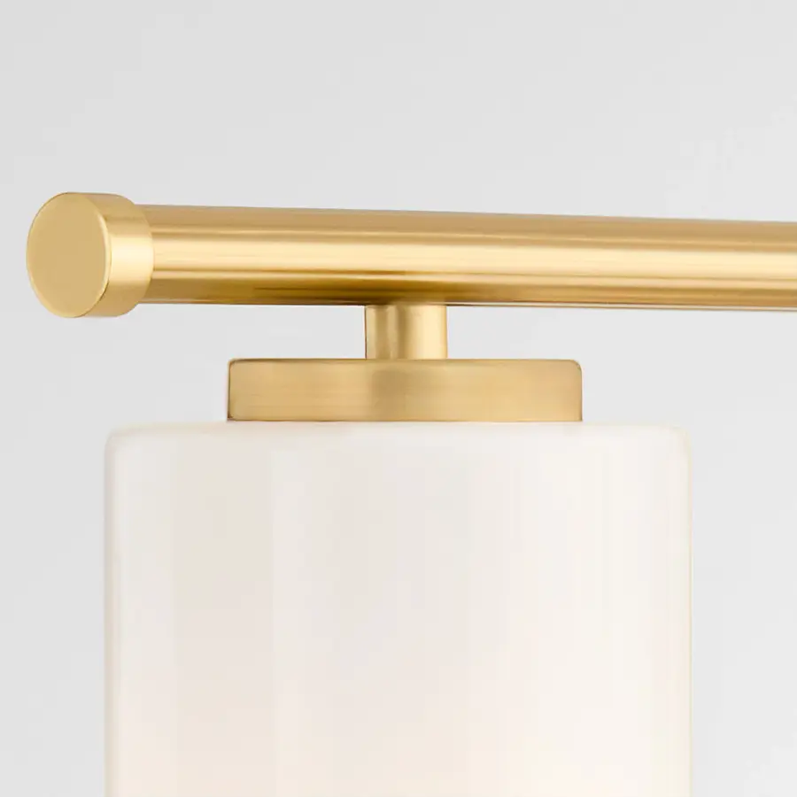 Belinder 4-Light Vanity in Aged Brass - Image 3