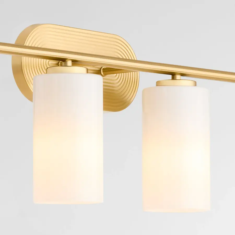 Belinder 4-Light Vanity in Aged Brass - Image 4