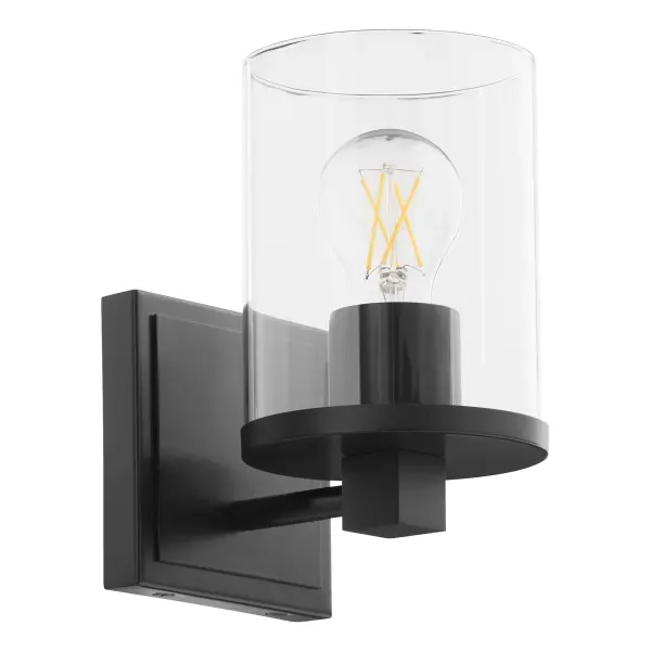 Bolton 1-Light Wall Sconce in Matte Black - Image 1